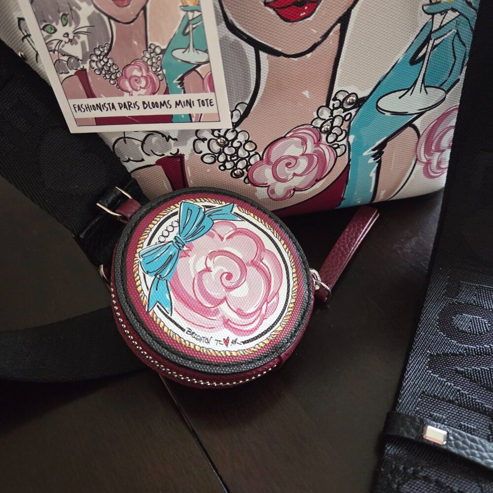 Brighton Paris Blooms Mini Tote - Picture 5 of 11
